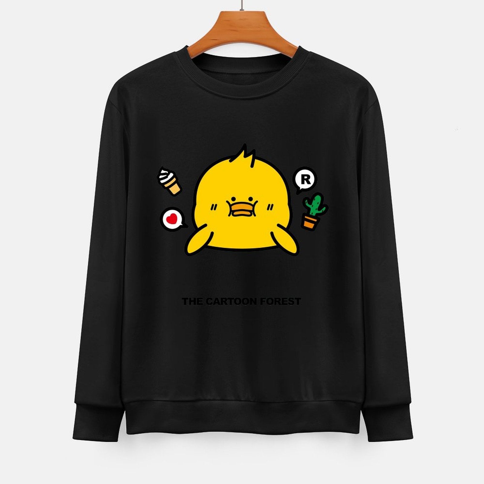 Front Patterned Long Sleeve TopSmooth Urban